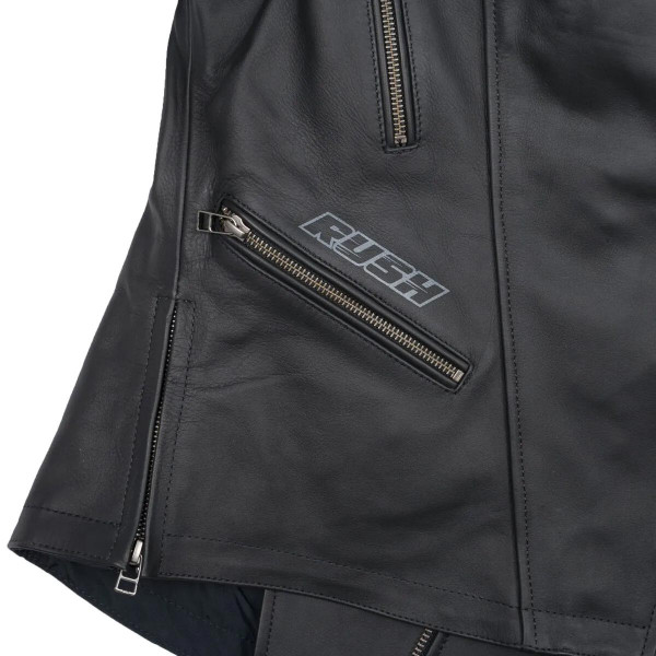 Мотокуртка женская RUSH SANDORA кожа, цвет Черный, Размер M