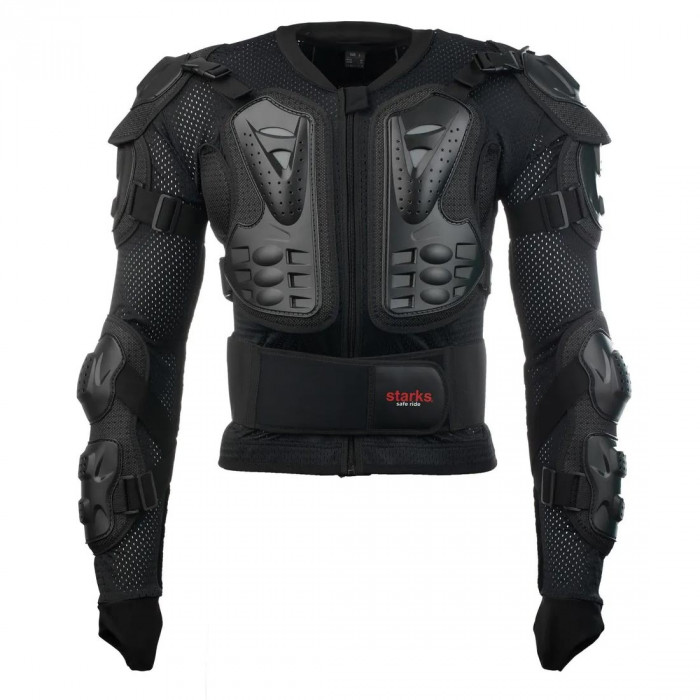 Моточерепаха Starks Body Armor, цвет Черный, Размер 3XL