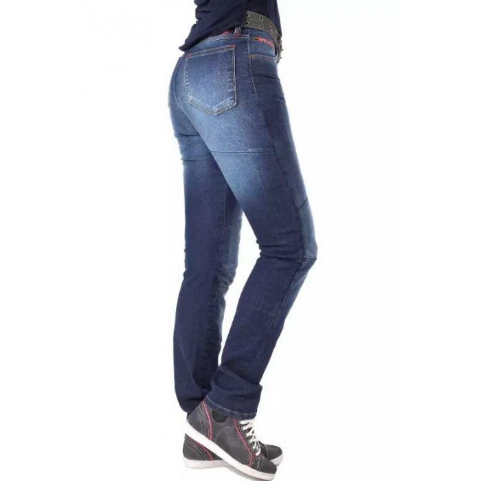 Мотоджинсы Starks Lady Snake Strong Stretch, цвет Синий, Размер 24