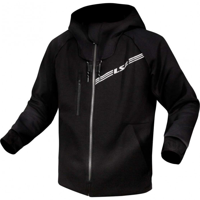 Мототолстовка мужская LS2 THROTTLE MAN JACKET, черный