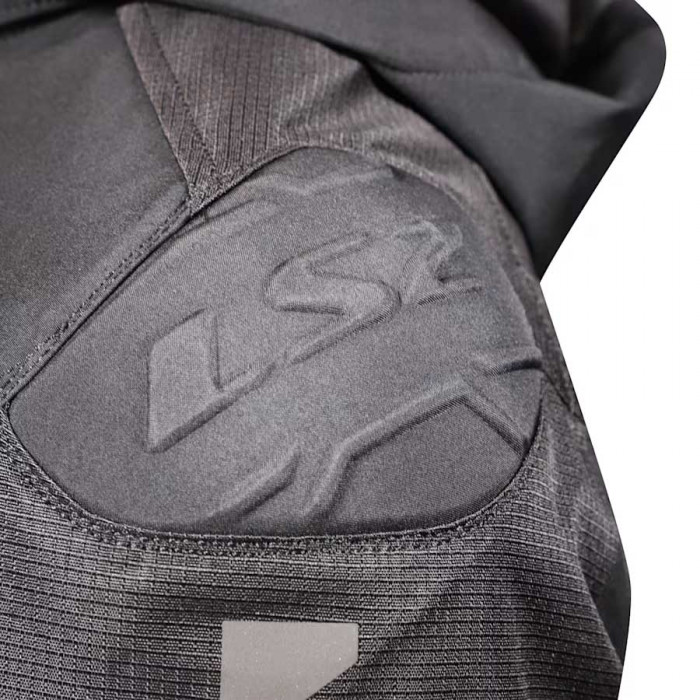 Мотокуртка мужская LS2 ZIRCONIUM MAN JACKET, черно-красный
