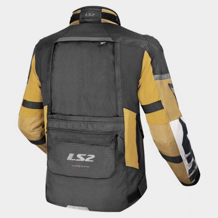 Мотокуртка мужская LS2 X-MASTER MAN JACKET, песочно-черно-серый, размер M