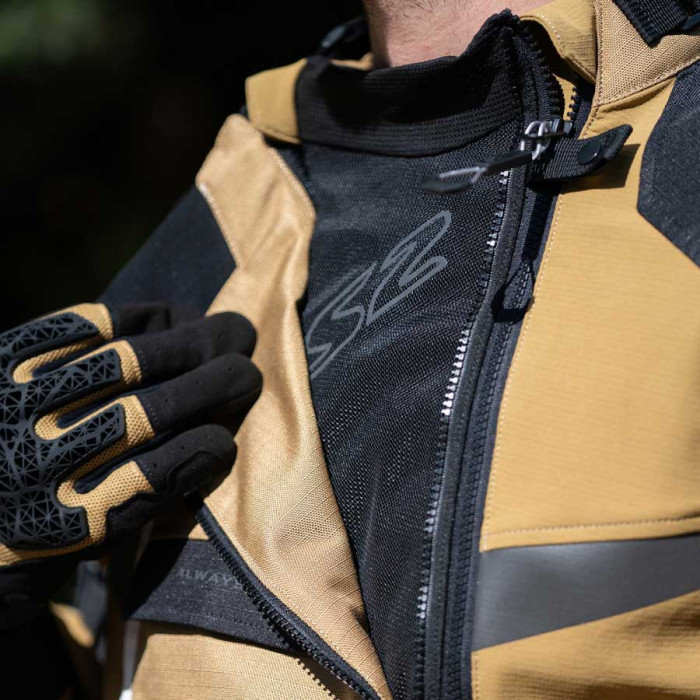 Мотокуртка мужская LS2 X-MASTER MAN JACKET, песочно-черно-серый, размер M