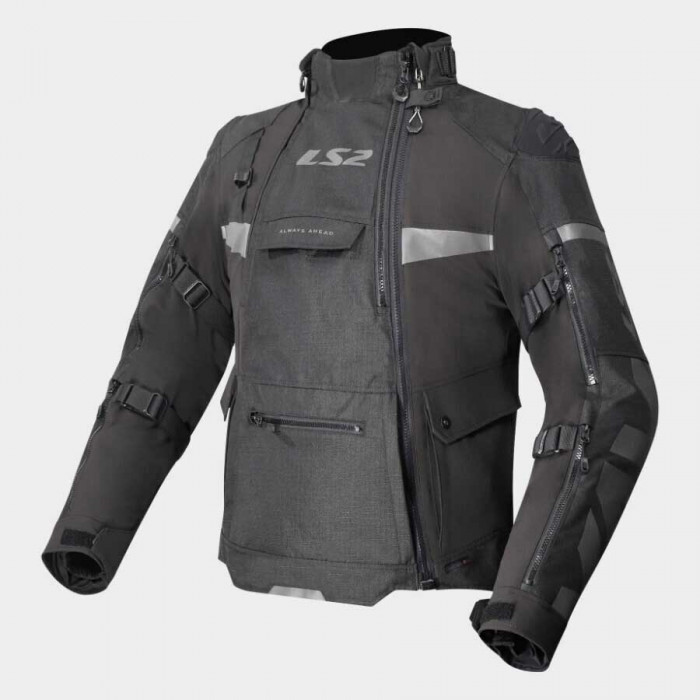 Мотокуртка мужская LS2 X-MASTER MAN JACKET, черный