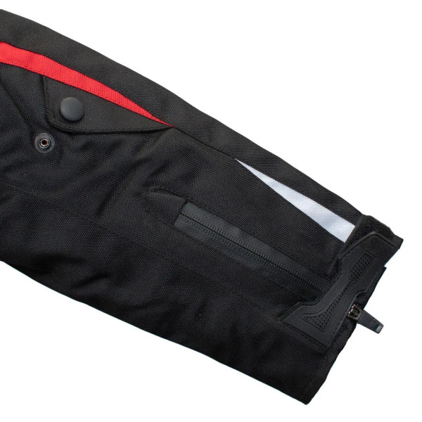 Мотокуртка RUSH HAZARD текстиль, цвет Черный, Размер S