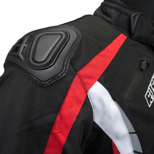 Мотокуртка RUSH HAZARD текстиль, цвет Черный, Размер S