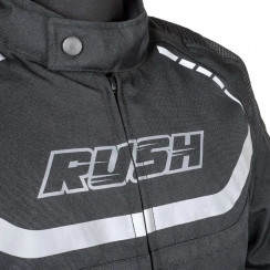 Мотокуртка RUSH WALTER текстиль, цвет Черный/Серый