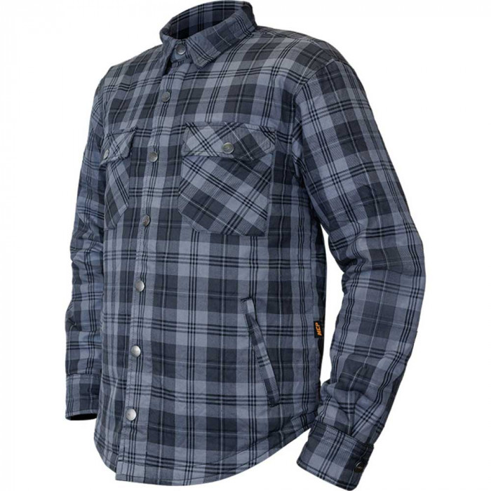 Моторубашка мужская MCP Rebel Full kevlar, черно-серый, размер S
