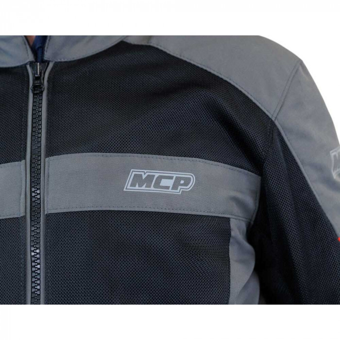 Мотокуртка мужская MCP Marvel, черно-серый, размер 2XL