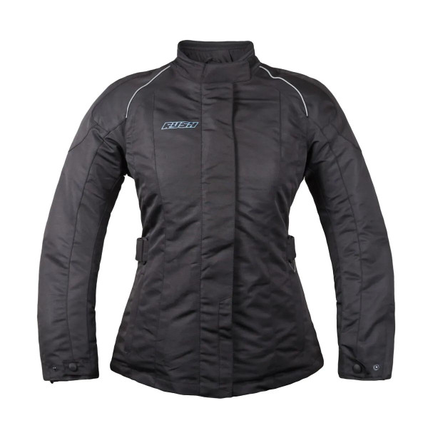 Мотокуртка женская RUSH TAILORED текстиль, цвет Черный, Размер XL