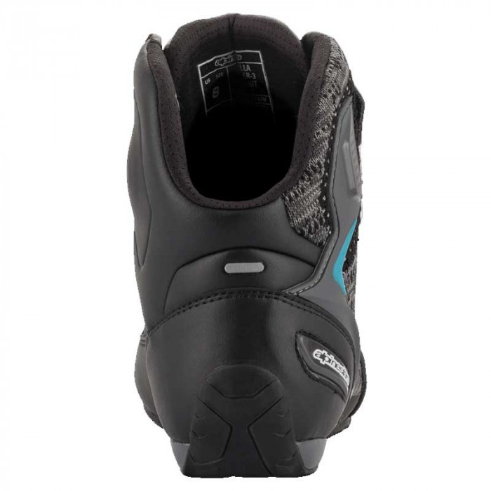 Мотоботы Alpinestars STELLA FASTER-3 RIDEKNIT, серо-бирюзовый, размер 8.5