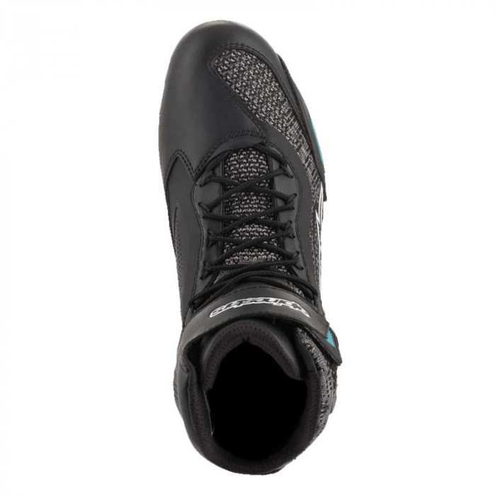 Мотоботы Alpinestars STELLA FASTER-3 RIDEKNIT, серо-бирюзовый, размер 8.5