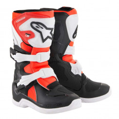Мотоботы Alpinestars TECH 3SS, черно-бело-красный, размер 10