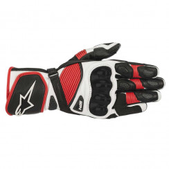 Мотоперчатки Alpinestars SP-1 V2 GLOVES, черно-бело-красный, размер XL