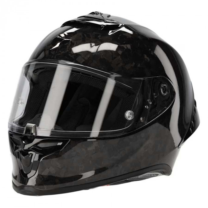 Мотошлем Scorpion EXO EXO-R1 EVO II CARBON AIR ONYX, цвет Карбон Карбон