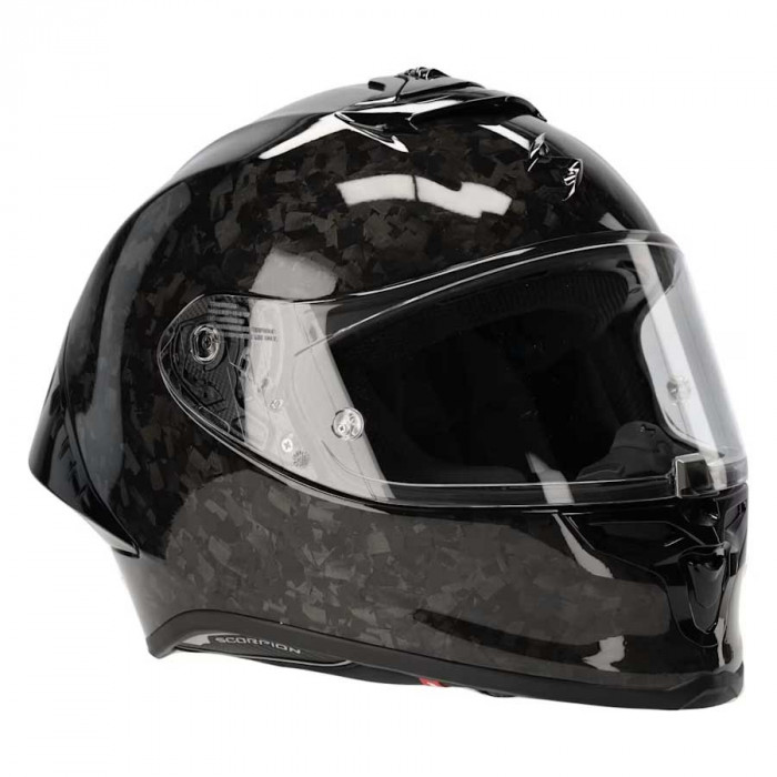 Мотошлем Scorpion EXO EXO-R1 EVO II CARBON AIR ONYX, цвет Карбон Карбон