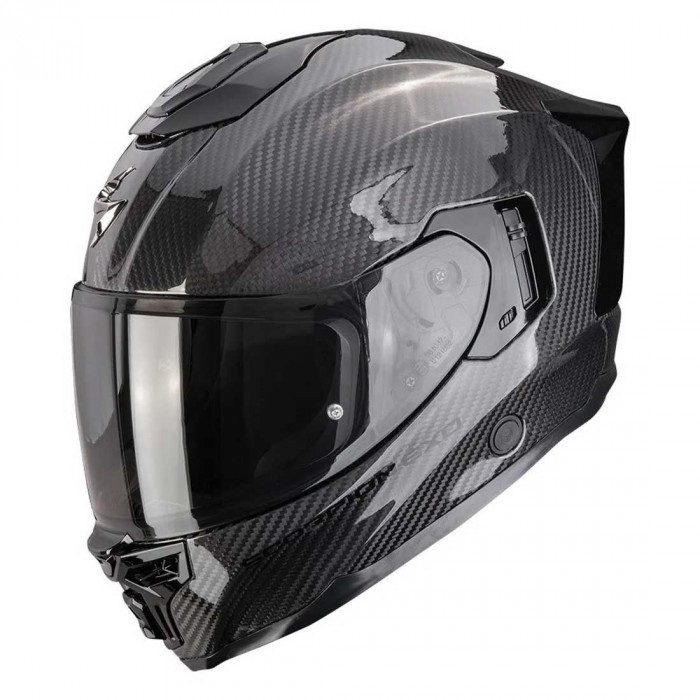 Мотошлем Scorpion EXO EXO-1500 CARBON AIR SOLID, цвет Черный Карбон, Размер M