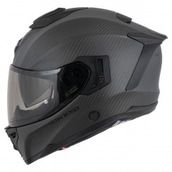 Мотошлем Scorpion EXO EXO-1500 CARBON AIR SOLID, цвет Черный Матовый/Карбон