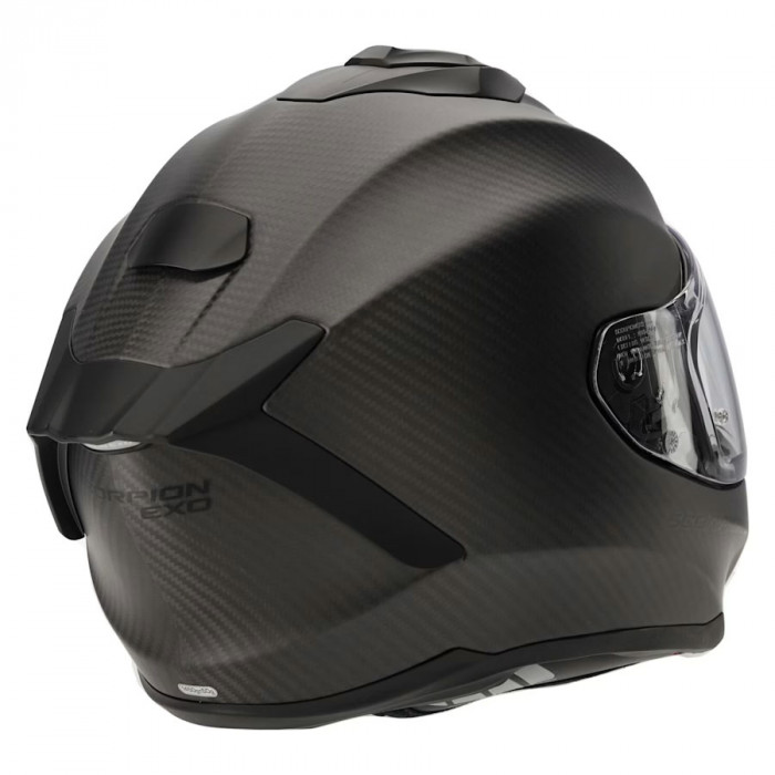 Мотошлем Scorpion EXO EXO-1500 CARBON AIR SOLID, цвет Черный Матовый/Карбон