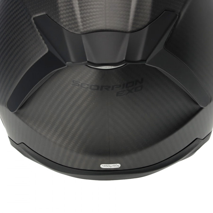 Мотошлем Scorpion EXO EXO-1500 CARBON AIR SOLID, цвет Черный Матовый/Карбон