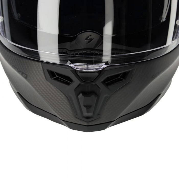 Мотошлем Scorpion EXO EXO-1500 CARBON AIR SOLID, цвет Черный Матовый/Карбон