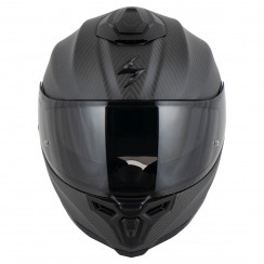 Мотошлем Scorpion EXO EXO-1500 CARBON AIR SOLID, цвет Черный Матовый/Карбон
