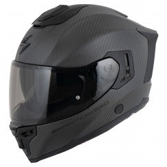 Мотошлем Scorpion EXO EXO-1500 CARBON AIR SOLID, цвет Черный Матовый/Карбон