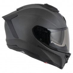 Мотошлем Scorpion EXO EXO-1500 CARBON AIR SOLID, цвет Черный Матовый/Карбон