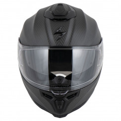 Мотошлем Scorpion EXO EXO-1500 CARBON AIR SOLID, цвет Черный Матовый/Карбон
