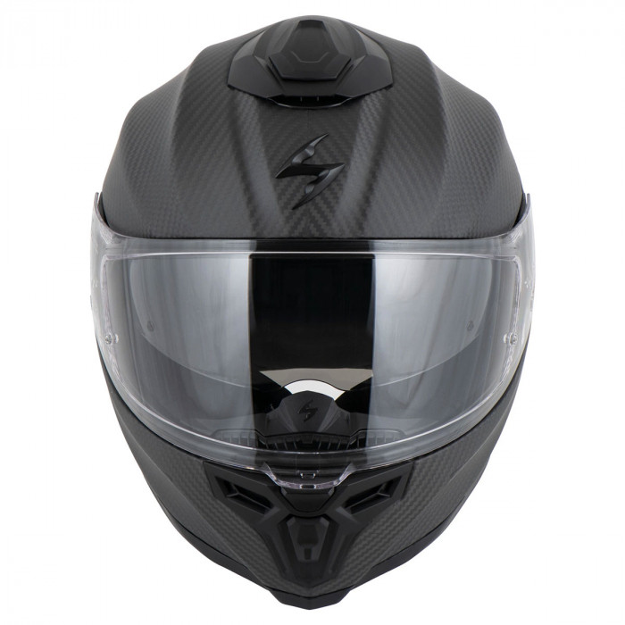 Мотошлем Scorpion EXO EXO-1500 CARBON AIR SOLID, цвет Черный Матовый/Карбон