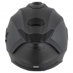 Мотошлем Scorpion EXO EXO-1500 CARBON AIR SOLID, цвет Черный Матовый/Карбон