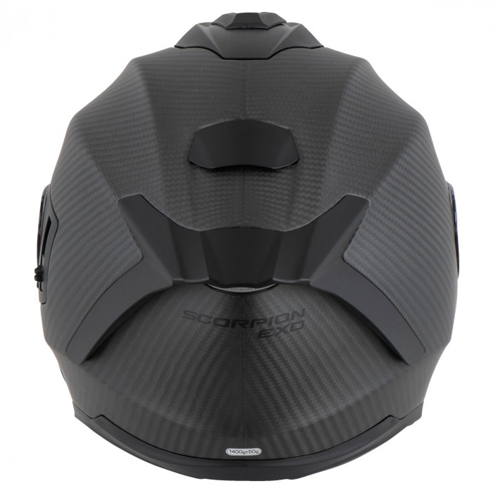 Мотошлем Scorpion EXO EXO-1500 CARBON AIR SOLID, цвет Черный Матовый/Карбон