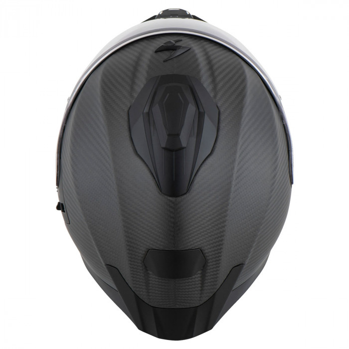 Мотошлем Scorpion EXO EXO-1500 CARBON AIR SOLID, цвет Черный Матовый/Карбон