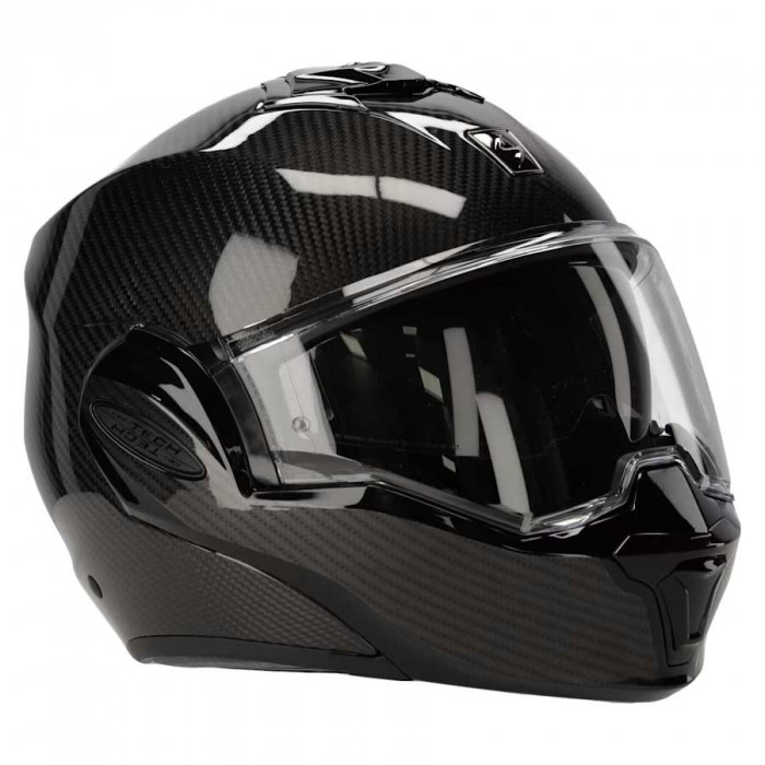 Мотошлем Scorpion EXO EXO-TECH EVO CARBON SOLID, цвет Карбон, Размер XS