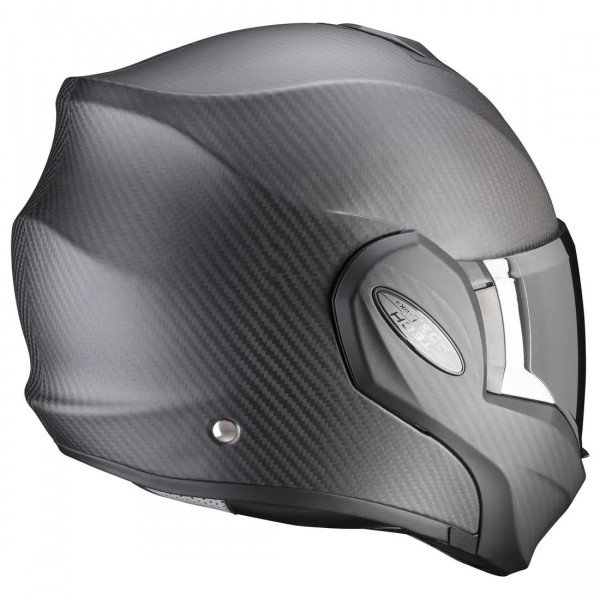 Мотошлем EXO-TECH EVO CARBON SOLID, цвет Карбон Матовый, Размер XL