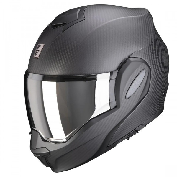 Мотошлем EXO-TECH EVO CARBON SOLID, цвет Карбон Матовый, Размер XL