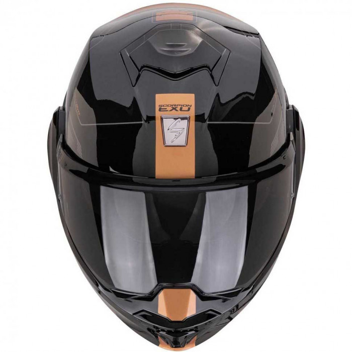 Мотошлем Scorpion EXO EXO-TECH EVO TRAVELLER, цвет Черный/Медный, Размер S