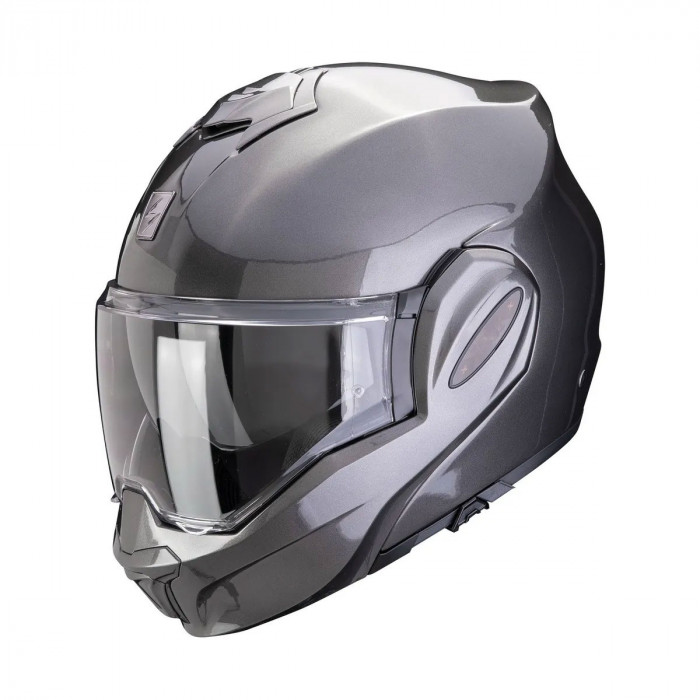 Мотошлем Scorpion EXO EXO-TECH EVO PRO SOLID, цвет Серый Металлик, Размер S