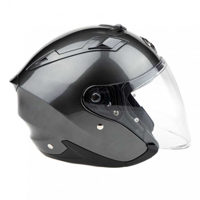 Мотошлем Scorpion EXO EXO-Z1 SOLID, цвет Серый Металлик, Размер S
