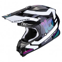 Мотошлем Scorpion EXO VX-16 EVO AIR TUB, цвет Черный/Белый, Размер 2XL