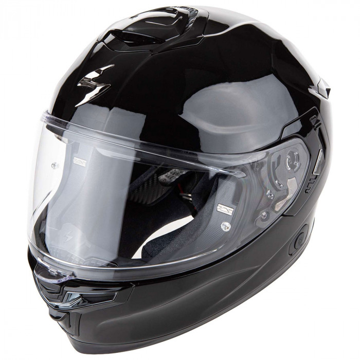 Мотошлем Scorpion EXO EXO-GT SP AIR SOLID, цвет Черный Металлик