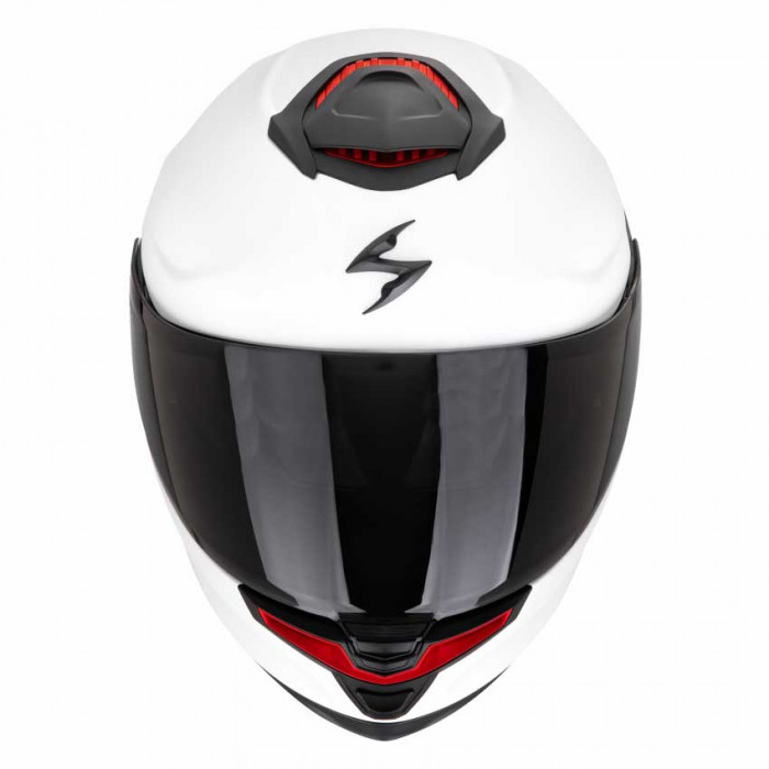 Мотошлем Scorpion EXO EXO-GT SP AIR SOLID, цвет Белый Перламутровый/Черный/Красный, Размер M