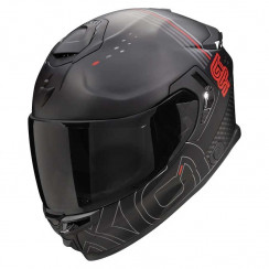 Мотошлем Scorpion EXO EXO-GT SP AIR TECHLANE, цвет Черный Матовый/Серый/Красный, Размер 2XL