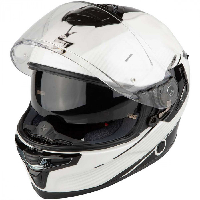 Мотошлем Scorpion EXO EXO-GT SP AIR ASPHALT, цвет Белый/Черный