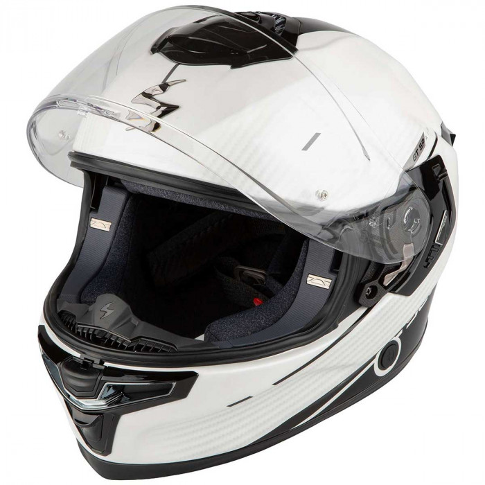 Мотошлем Scorpion EXO EXO-GT SP AIR ASPHALT, цвет Белый/Черный