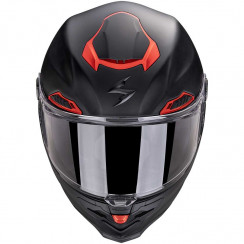 Мотошлем Scorpion EXO EXO-RACE AIR SOLID, цвет Черный Матовый/Красный
