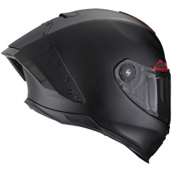 Мотошлем Scorpion EXO EXO-RACE AIR SOLID, цвет Черный Матовый/Красный