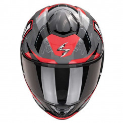 Мотошлем Scorpion EXO EXO-530 AIR ROK, цвет Серый/Черный/Красный