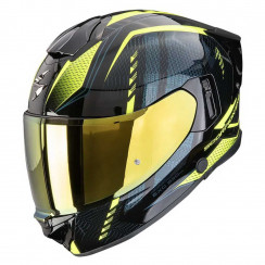 Мотошлем Scorpion EXO EXO-530 AIR THERAS, цвет Черный/Желтый Неон