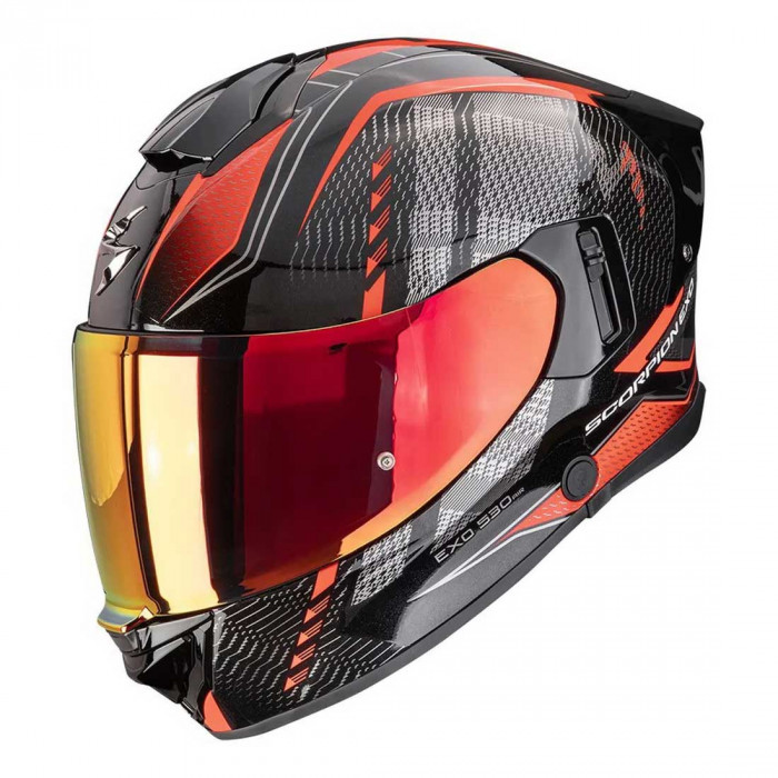 Мотошлем Scorpion EXO EXO-530 AIR THERAS, цвет Черный/Красный, Размер S